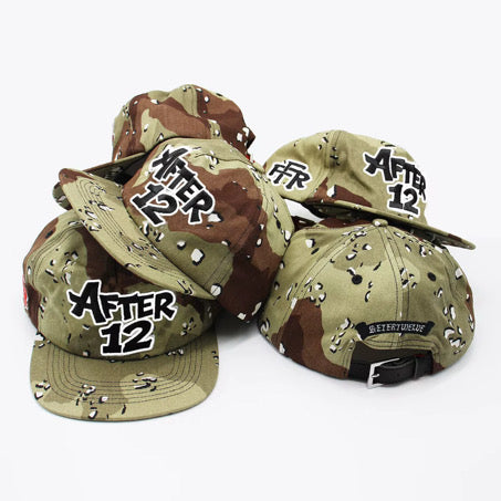 After12 Desert Camo Strapback Hat